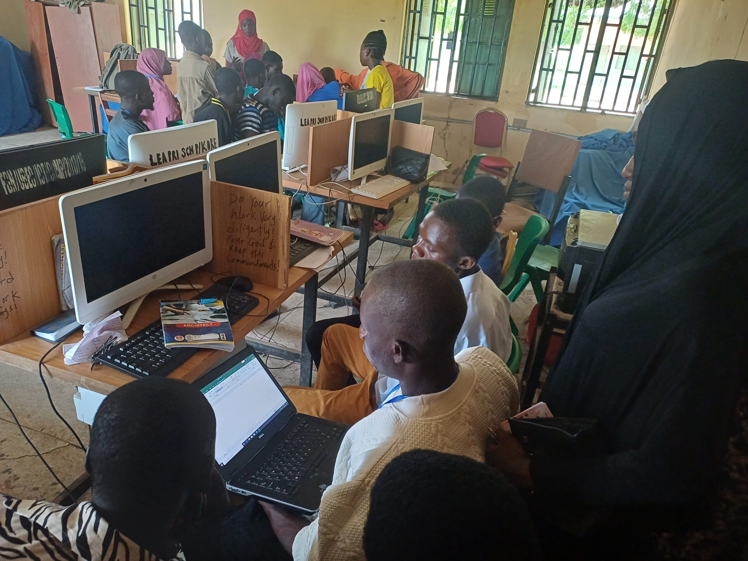 Computer lab session