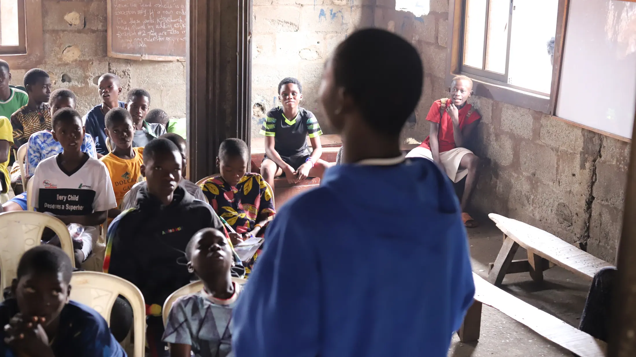 An Elevate facilitator leading an EmpowerED Teens session